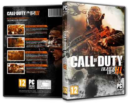 Capa Call Of Duty Black Ops 3 Pc - Call Of Duty Black Ops 2 Game Art 16x12 Print Poster (457x343), Png Download