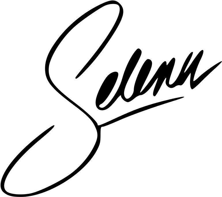 File - Selenaqsignature - Svg - Selena Logo (956x1024), Png Download