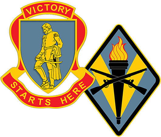 Fort Jackson Basic Combat Training Logo (540x494), Png Download