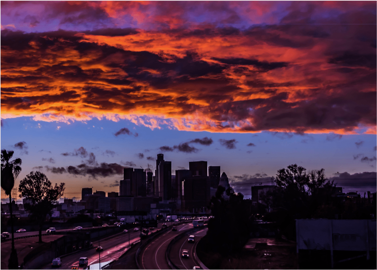 Los Angeles 102a Notecard - Los Angeles (1440x1440), Png Download