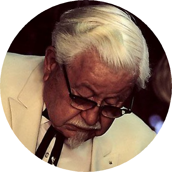 Colonelsanders - Senior Citizen (600x600), Png Download