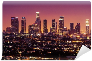 Downtown Los Angeles Skyline At Night, California Wall - Nite Funk - Nite Funk Aka Dam Funk/nite Jewel - Limited (400x400), Png Download