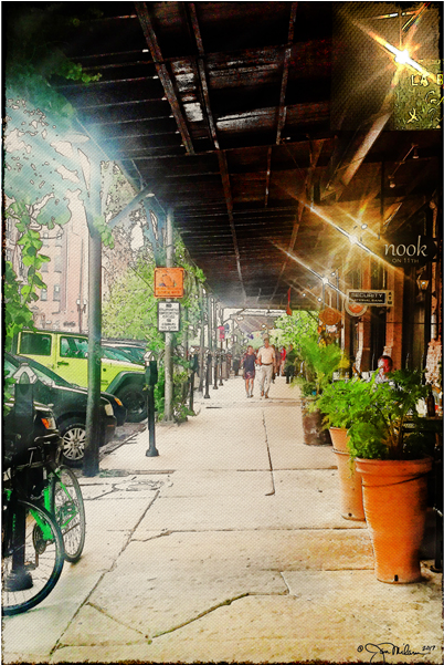 Old Market Walkway Canvas - Art (600x600), Png Download