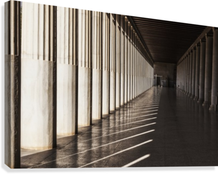 Walkway With Columns, Ancient Agora Museum - Posterazzi Dpi12286984 Walkway (429x343), Png Download