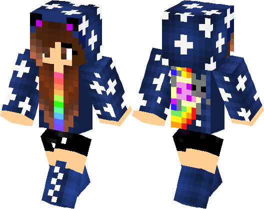 Nyan Cat Girl - Illustration (528x418), Png Download