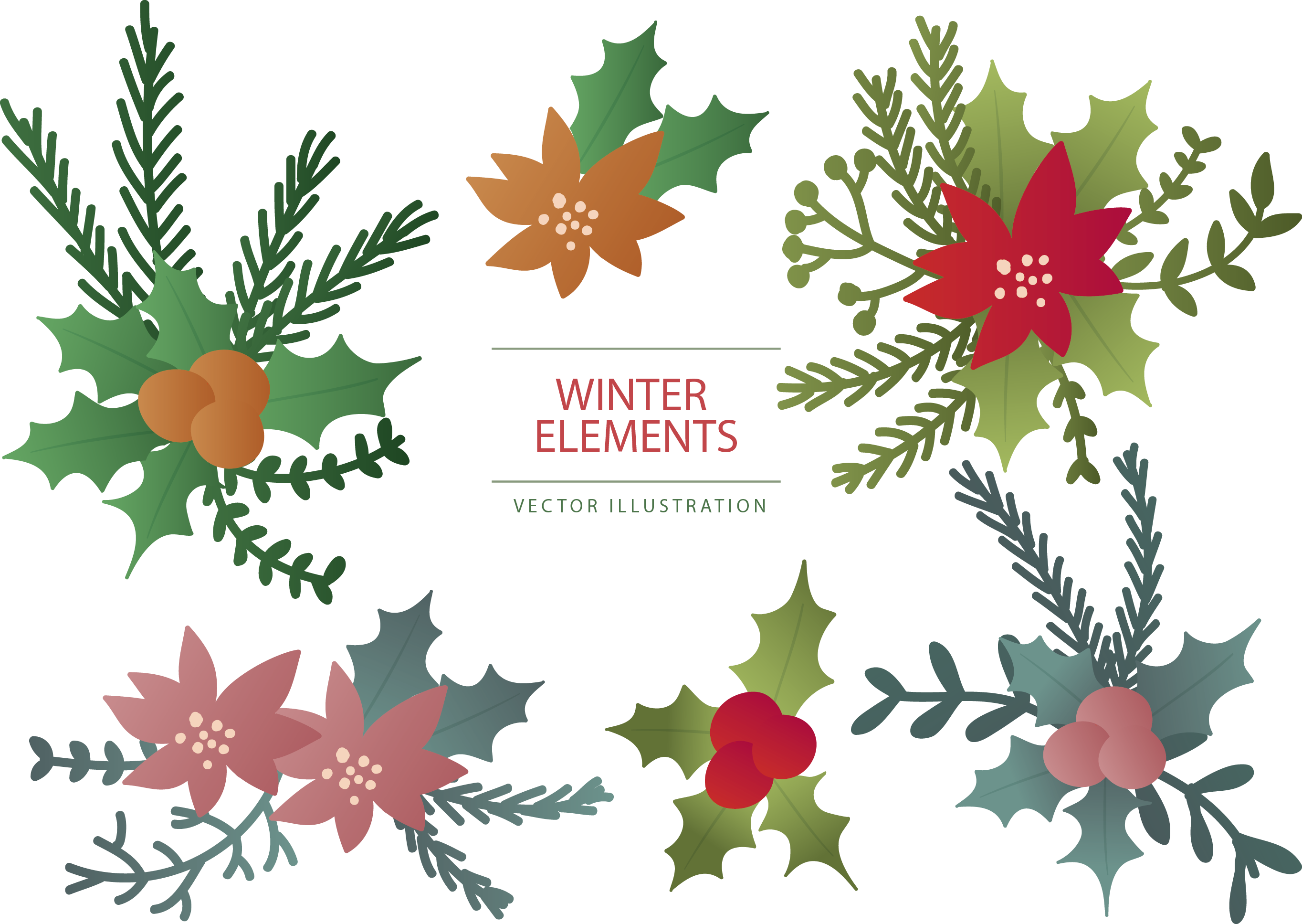 Leaf Christmas Ornament - Christmas Headband Vector (2728x1935), Png Download