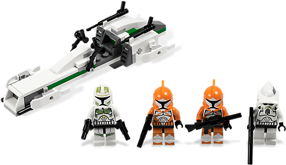 Clone Trooper Battle Pack - Lego Clone Trooper Battle Pack (600x450), Png Download