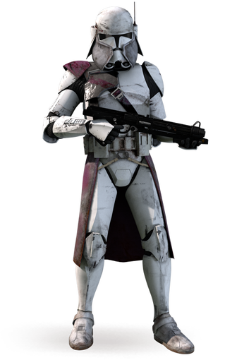 Clone Commander Bacara Is The Leader Of The Galactic - Star Wars Clone Galactic Marine (319x510), Png Download