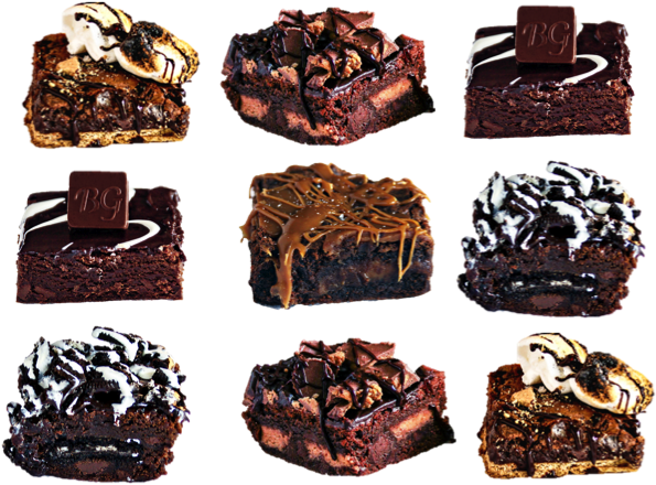 Custom Brownie Box (647x477), Png Download