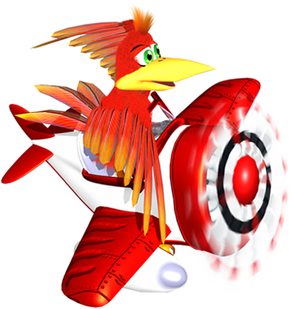 Banjopilotkazooie2 - Banjo Pilot Kazooie (422x447), Png Download