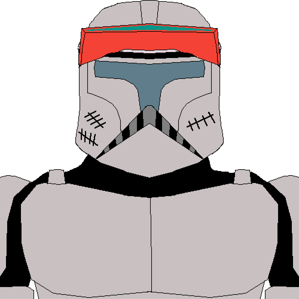 Clone Trooper - Cartoon (1000x1000), Png Download