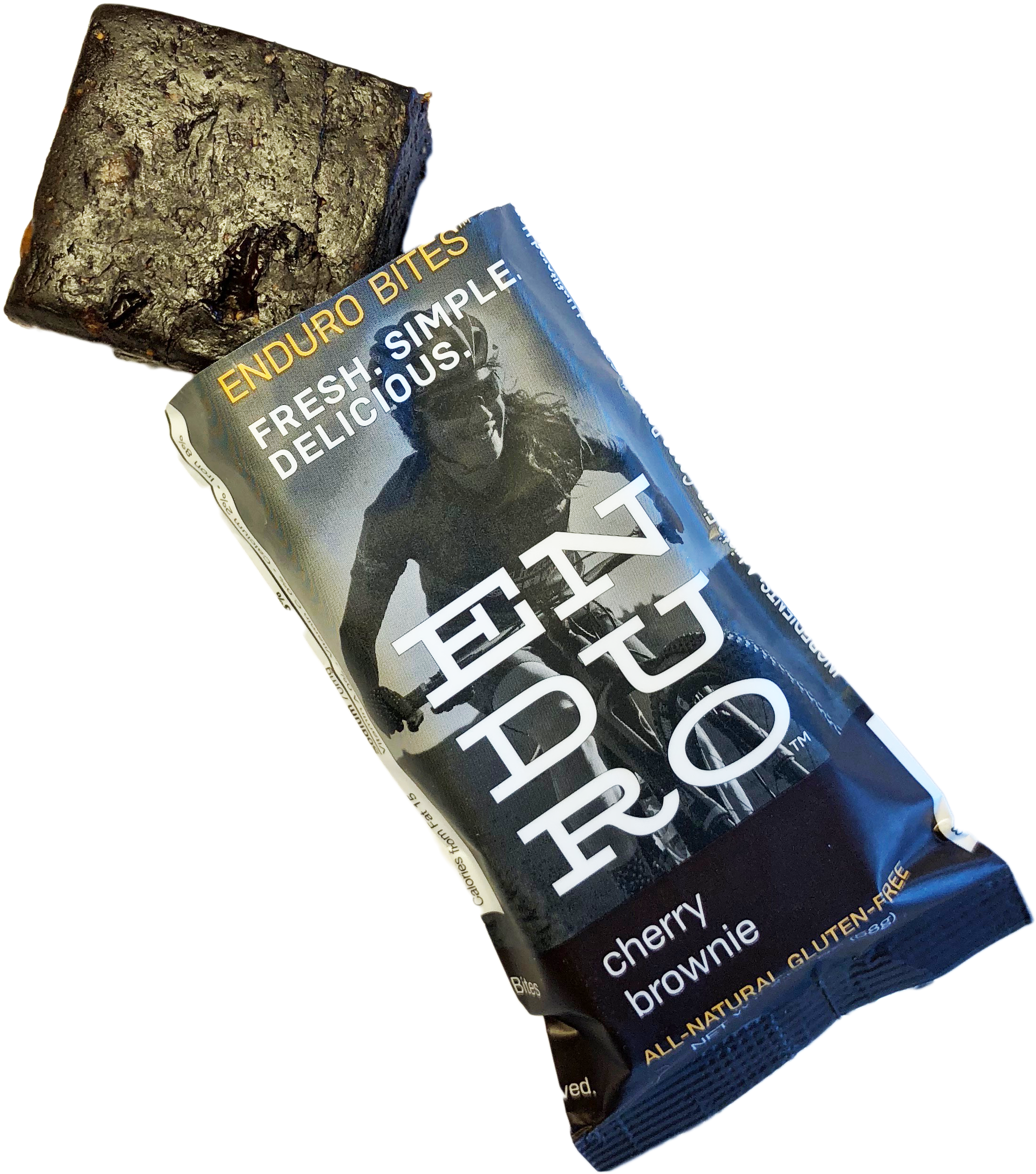 New Enduro Bites Cherry Brownie - Energy Bar (2358x3125), Png Download