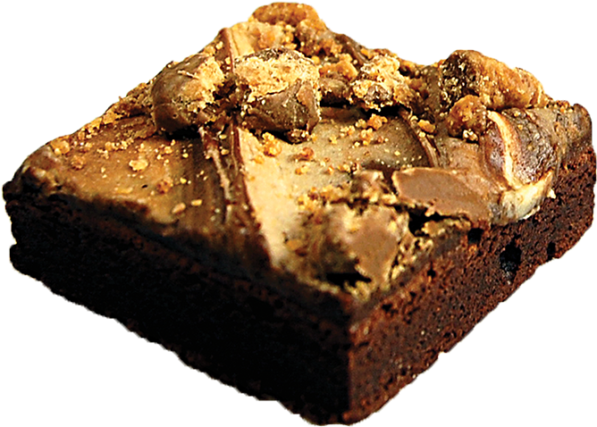 Nacs Peanut Butter Brownie - Kuchen (762x570), Png Download