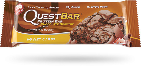 Quest Bar Chocolate Brownie - Quest Nutrition Quest Bar 12 Bars Chocolate Brownie (600x600), Png Download