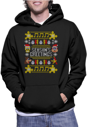 Banjo Kazooie Knit Hoodie - Bodybuilder Hoodie (443x480), Png Download