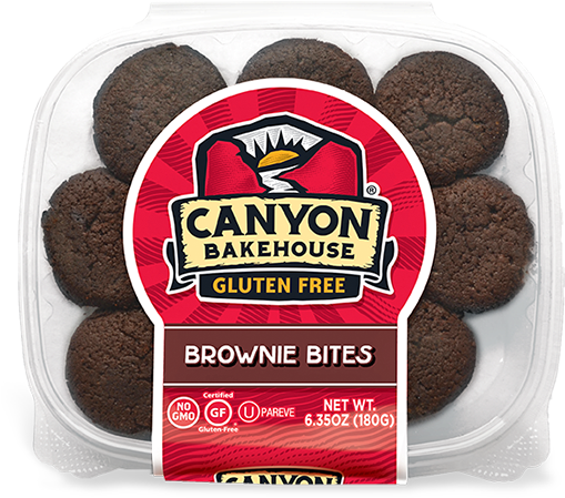 Single - $5 - - Canyon Bakehouse Gluten Free Brownie Bites (508x835), Png Download