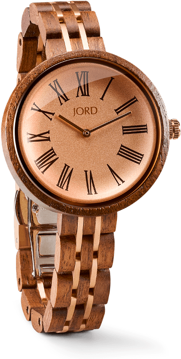 Wood Watch Womens (590x750), Png Download