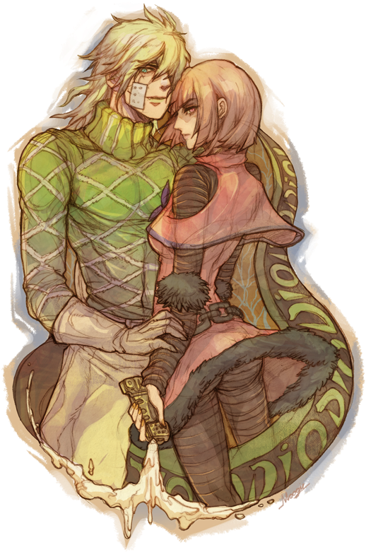 Dio Brando Fictional Character Mythical Creature Interaction - Diego Brando X Hotpants (550x816), Png Download