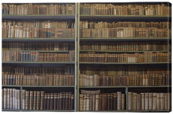 Historic Old Books In Old Bookshelf Png - Bookcase (400x400), Png Download