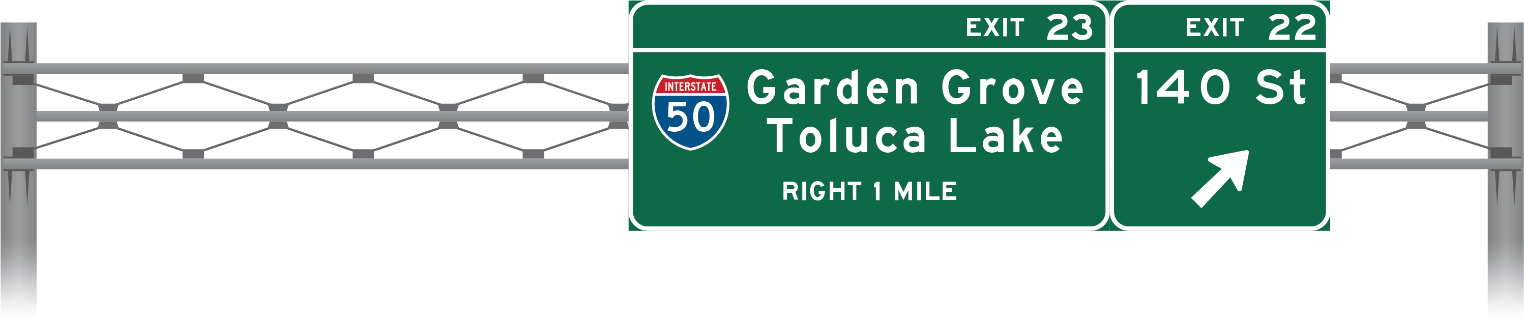 There's Three Ways To Do This - Sign (2995x640), Png Download