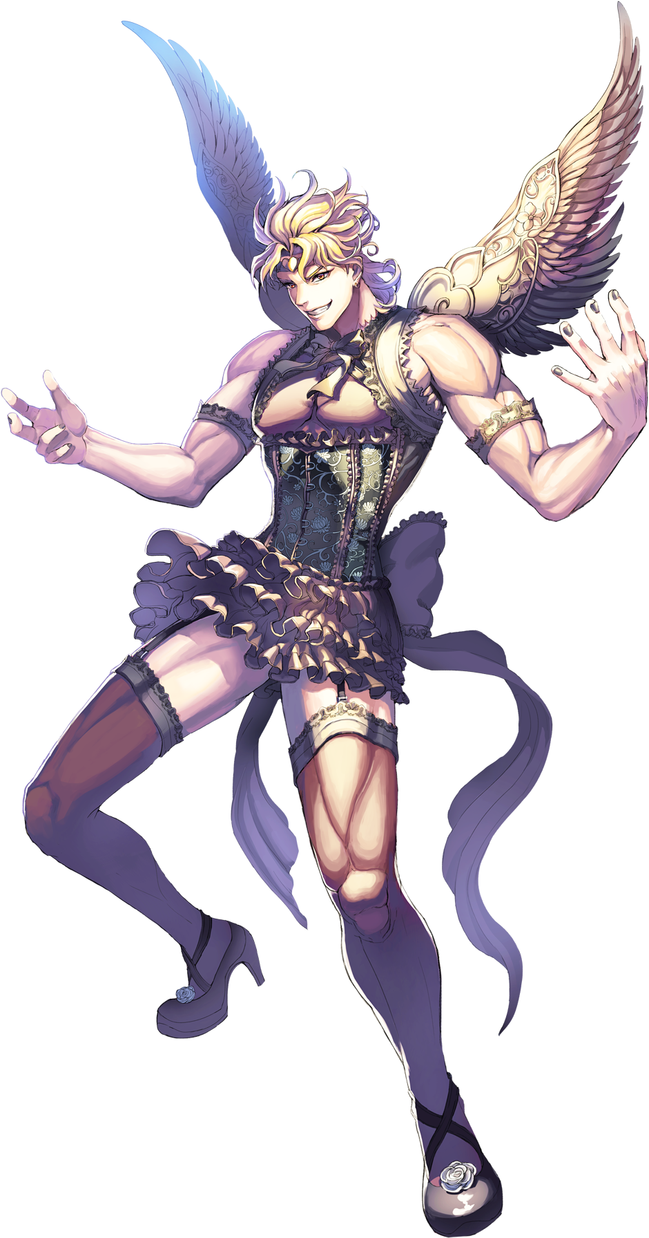 Original) Loading Dio Brando - Woman Warrior (1000x1836), Png Download