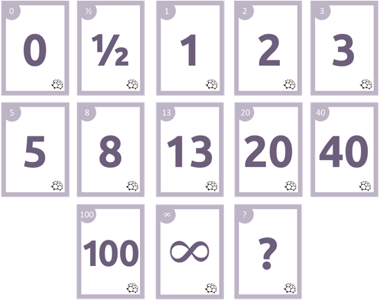 Configure Own Card Sequence - Planning Poker 1 2 3 (579x444), Png Download