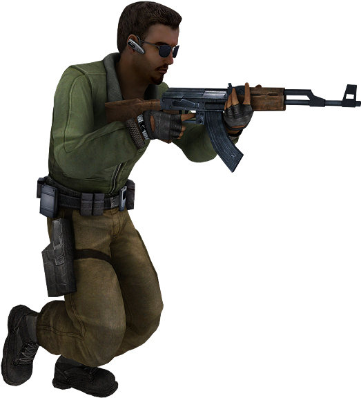 Theif - Cs Terrorist Png (532x585), Png Download
