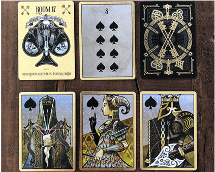 House Of The Rising Spade Cartomancer Playing Cards - Visual Arts (599x337), Png Download