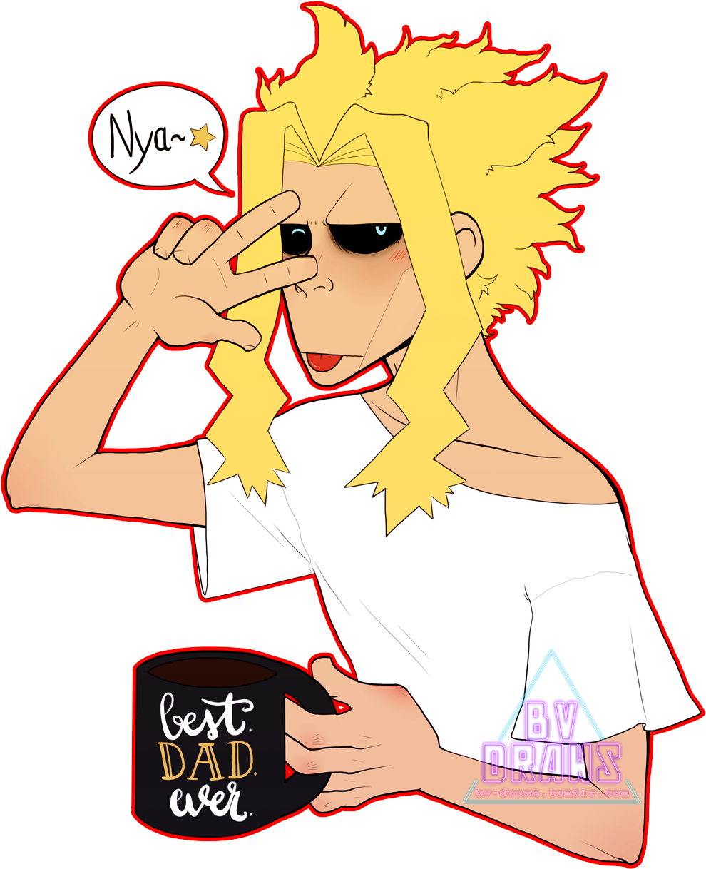 It S High Noot All Might Being - Cartoon (1019x1273), Png Download