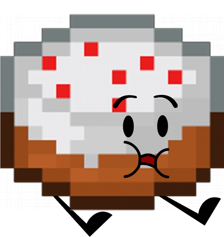 Cake - Minecraft Perler Beads Cake (743x797), Png Download
