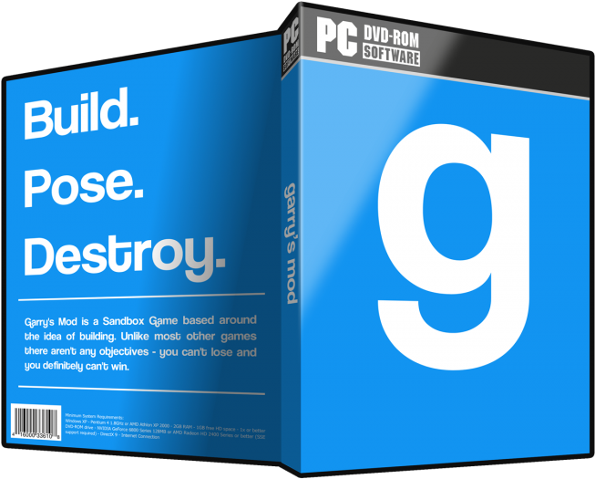 Garry's Mod Box Art Cover - Graphic Design (700x538), Png Download