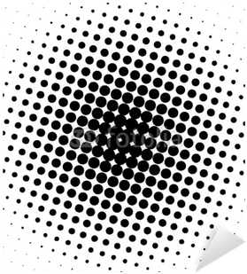 Download Black Spot Design Halftone Dots Sticker Pixers We Live Pop Art Circle Png Image With No Background Pngkey Com