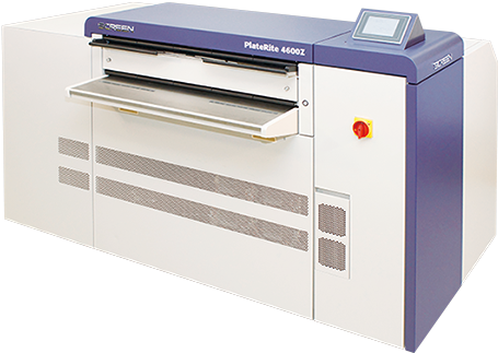 These Diodes Enable The Reproduction Of Sharper Halftone - Ctp Screen Platerite 4600 (600x341), Png Download