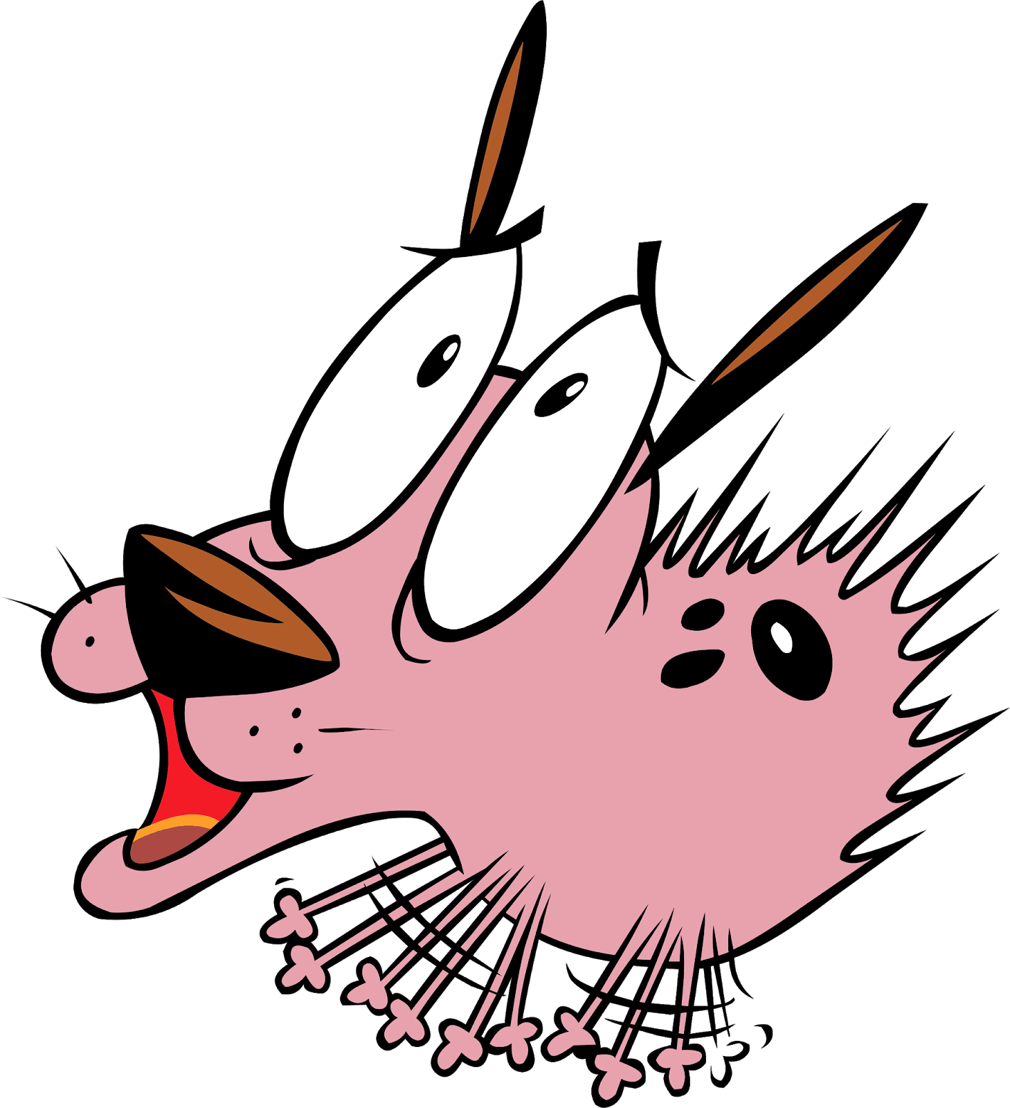 Courage The Cowardly Dog - Courage The Cowardly Dog Jpg (1459x1600), Png Download