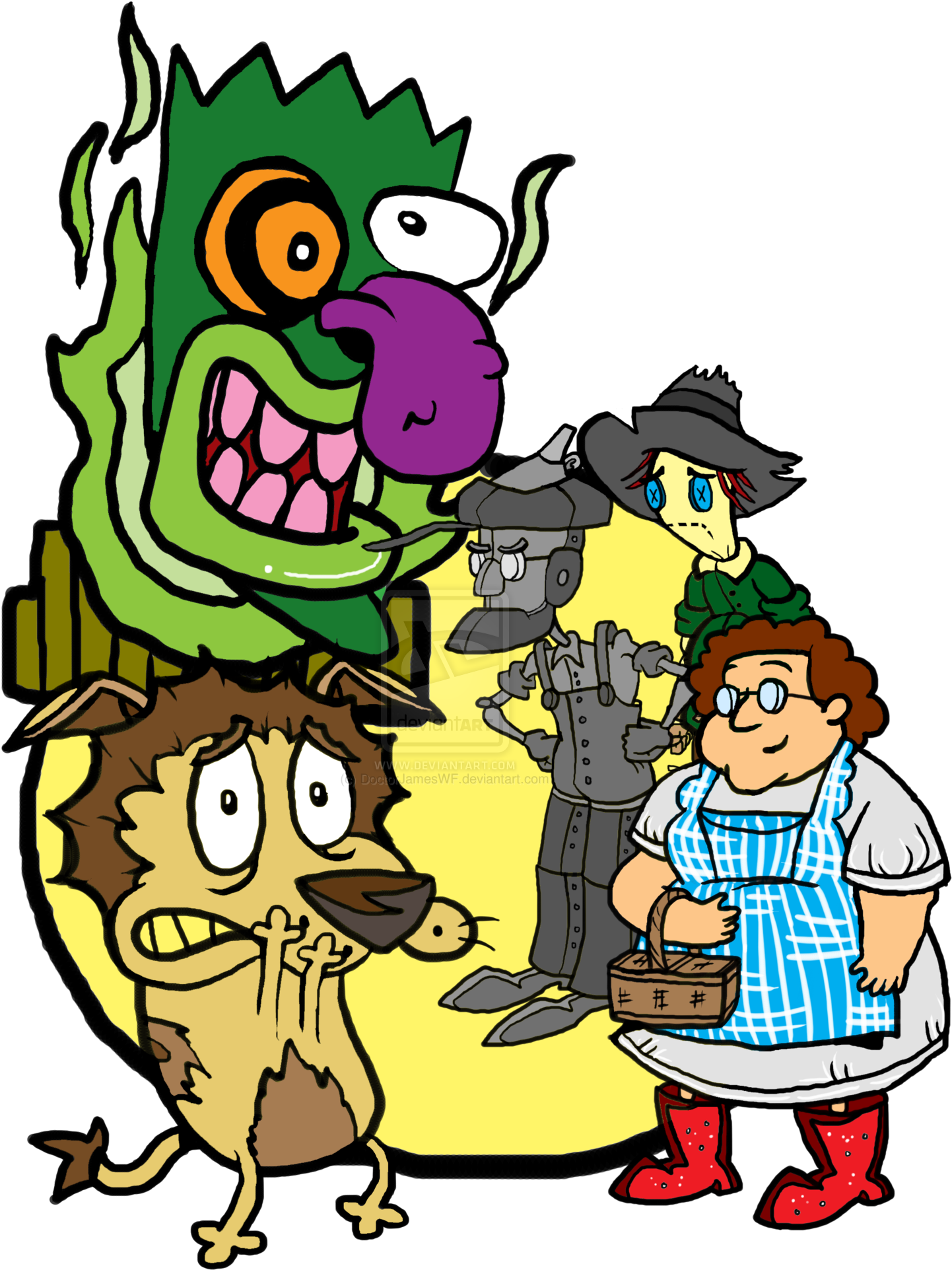 Clipart Resolution 1600*2133 - Courage The Cowardly Dog Oz (1600x2133), Png Download