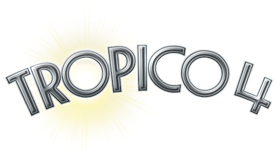 Tropico 4 On Steam For Mac - Tropico 4 Logo Png (550x318), Png Download