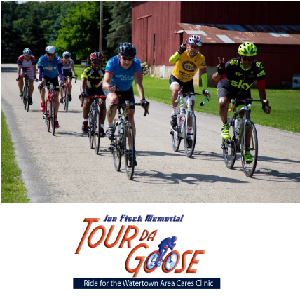Tour Da Goose Bike Ride (500x501), Png Download