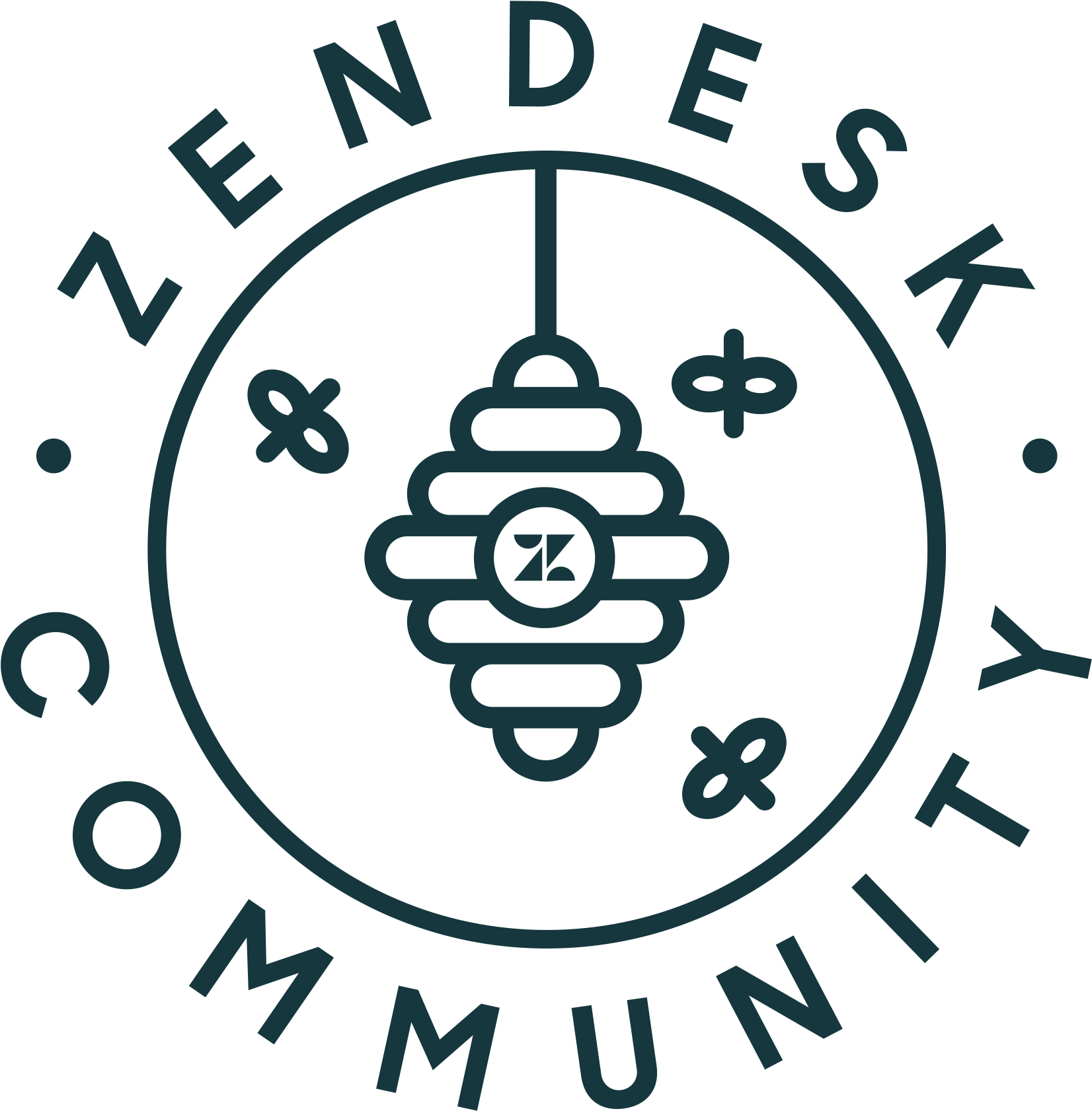 Zendesk Community Algae - Vector Graphics (1725x1746), Png Download