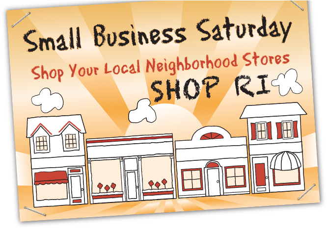 Small Business Saturday Shop Ri - Love Coitus Sticker (rectangle) (680x464), Png Download