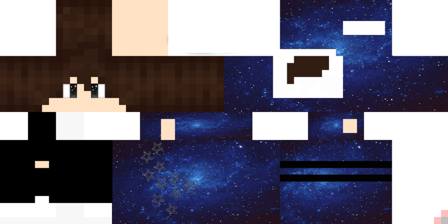 Download Skins De Minecraft Clipart Minecraft Skin Minecraft Galaxy