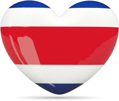 Illustration Of Flag Of Costa Rica - Costa Rican Flag Png (640x480), Png Download