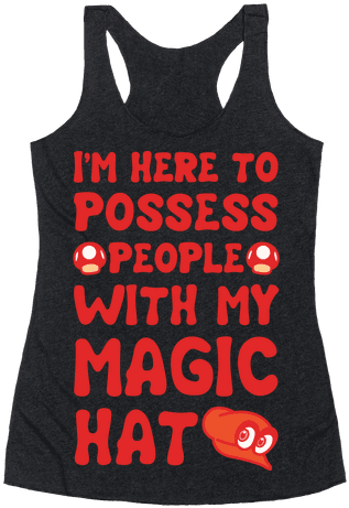 I'm Here To Possess People With My Magic Hat White - Pansexual Pirate (484x484), Png Download