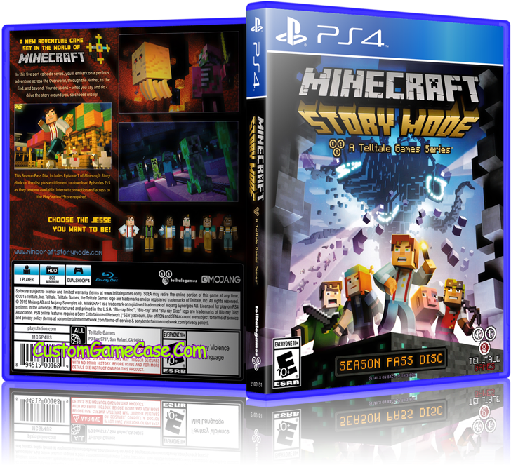 Minecraft Story Mode - Minecraft: Story Mode - A Telltale Games Series (season (500x428), Png Download