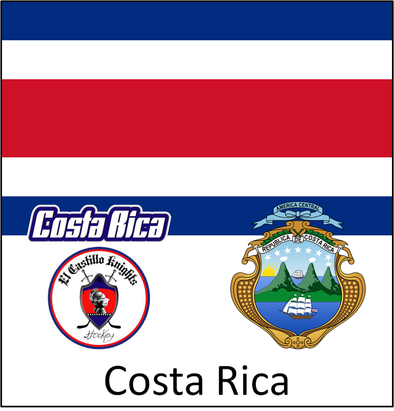 Republic Of Costa Rica [república De Costa Rica] - Wappen Von Costa Rica - Escudode Costa Rica Grußkarte (766x800), Png Download
