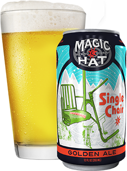Magic Hat Single Chair Golden Ale - Magic Hat Brewing Company (600x500), Png Download
