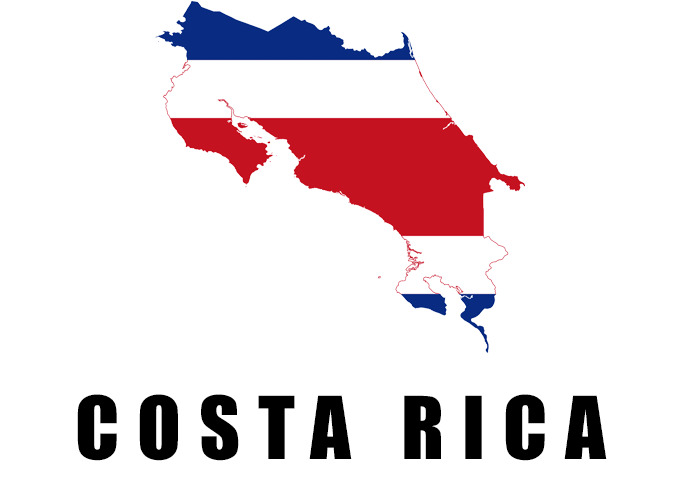 Costa Rica Flag - Bandera De Costa Rica Png (683x494), Png Download