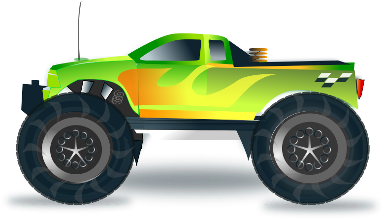 Monster, Truck, Motor, Automotive - Personalized Monster Truck Invitations (602x340), Png Download