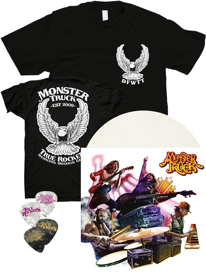 True Rockers T-shirt & Picks - Monster Truck True Rockers Songs (700x1000), Png Download