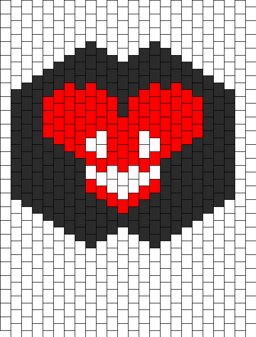 Deadmau5 Mask Bead Pattern - Rave Kandi Mask Patterns (504x661), Png Download