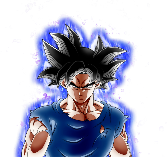 Goku Ultra Instinct Aura By Angelarts2-dbt4jj7 - Db Super Goku Ultra Instinct Hd (632x594), Png Download